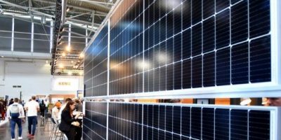 Intersolar Europe 2023 Solarzellen Messehalle