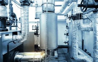 BHKW Raumaufnahme Blau